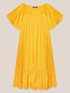 Off-shoulder cotton dress image number 1