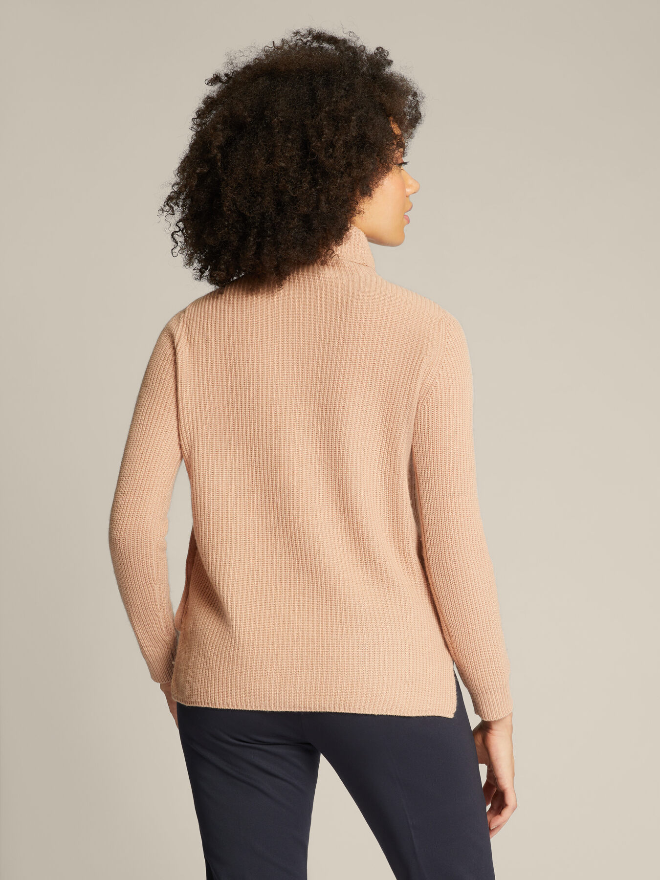 Turtleneck sweater with side buttons image number 2