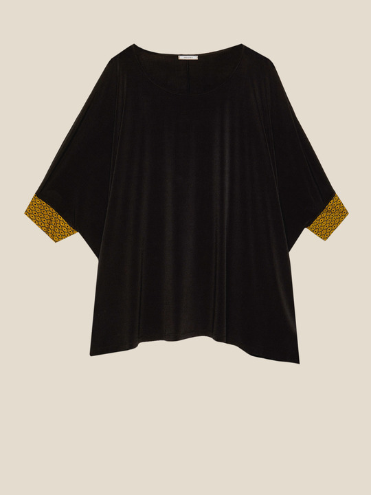 Elenamiro: T&uacute;nica over em jersey Preto_1