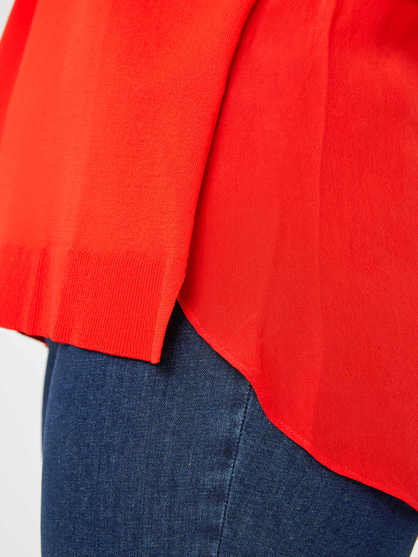 Camisola com lado de tr&aacute;s em tecido leve image number 3