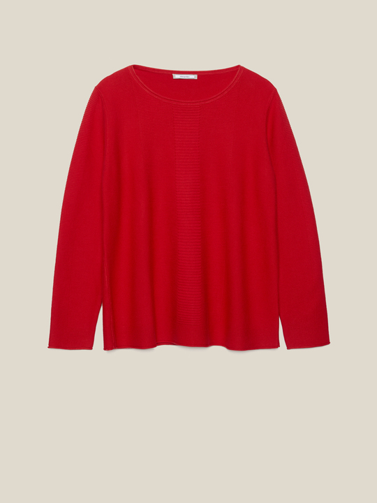 Elenamiro: Maglia con lavorazioni Rosso_1