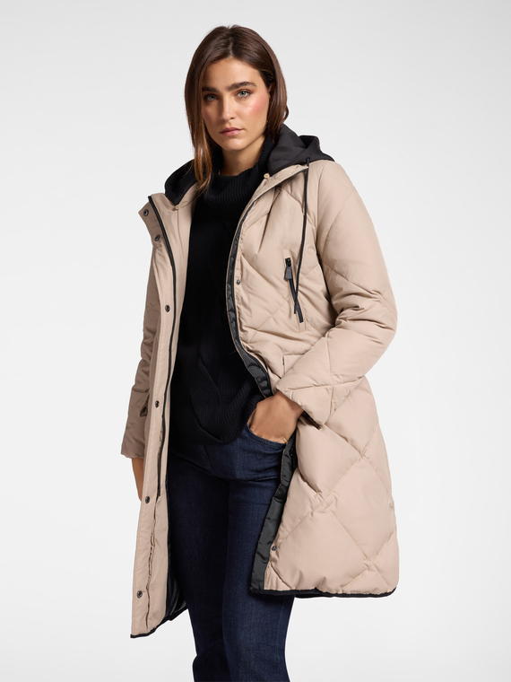 Daunenjacke aus matter Nylon