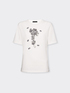 T-shirt avec broderie florale image number 4