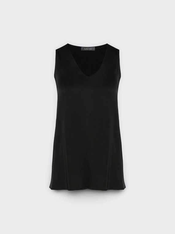 Viscose satin top