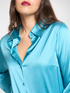 Stretch silk shirt image number 3