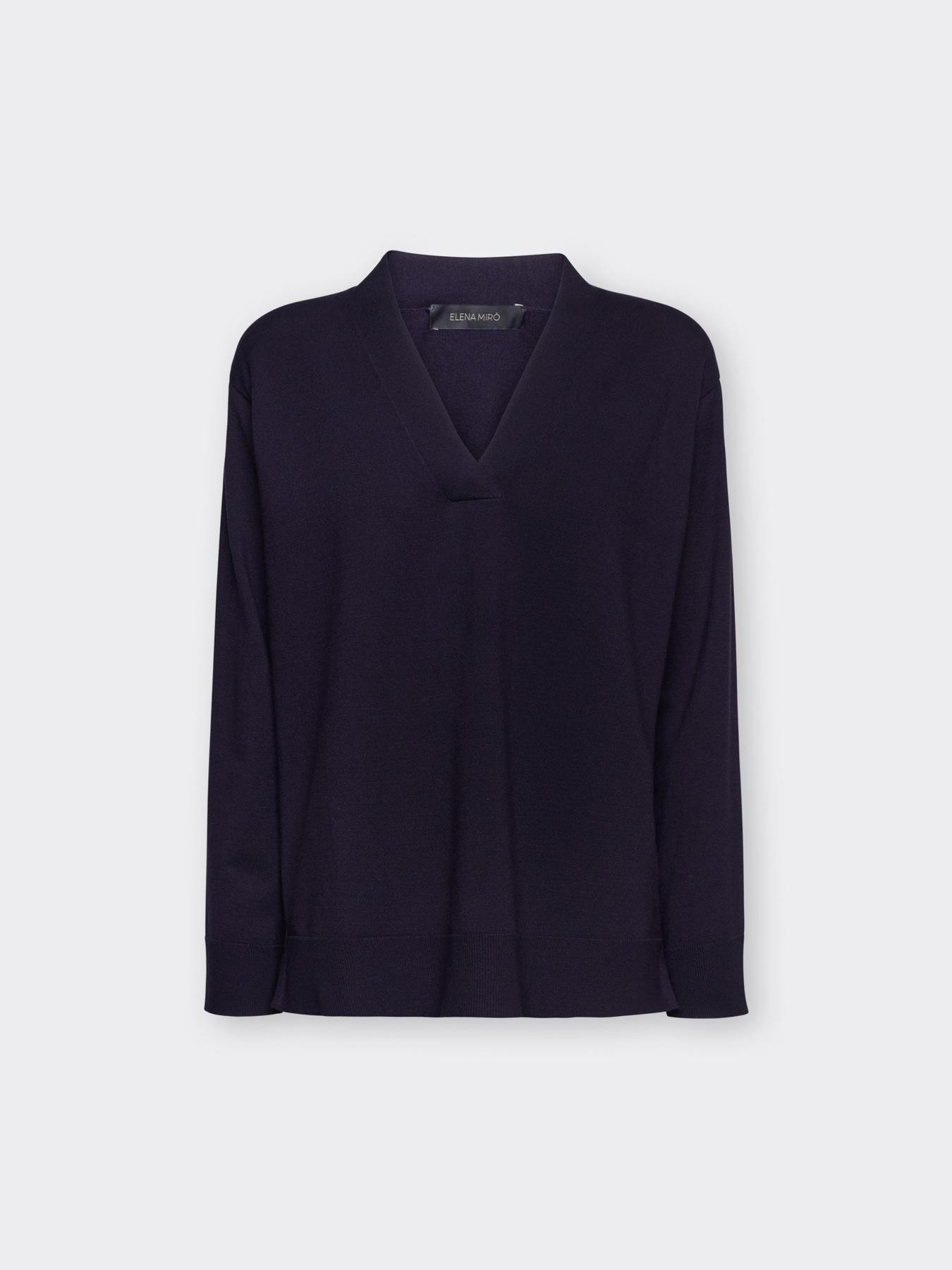 Viscose V-neck sweater image number 0