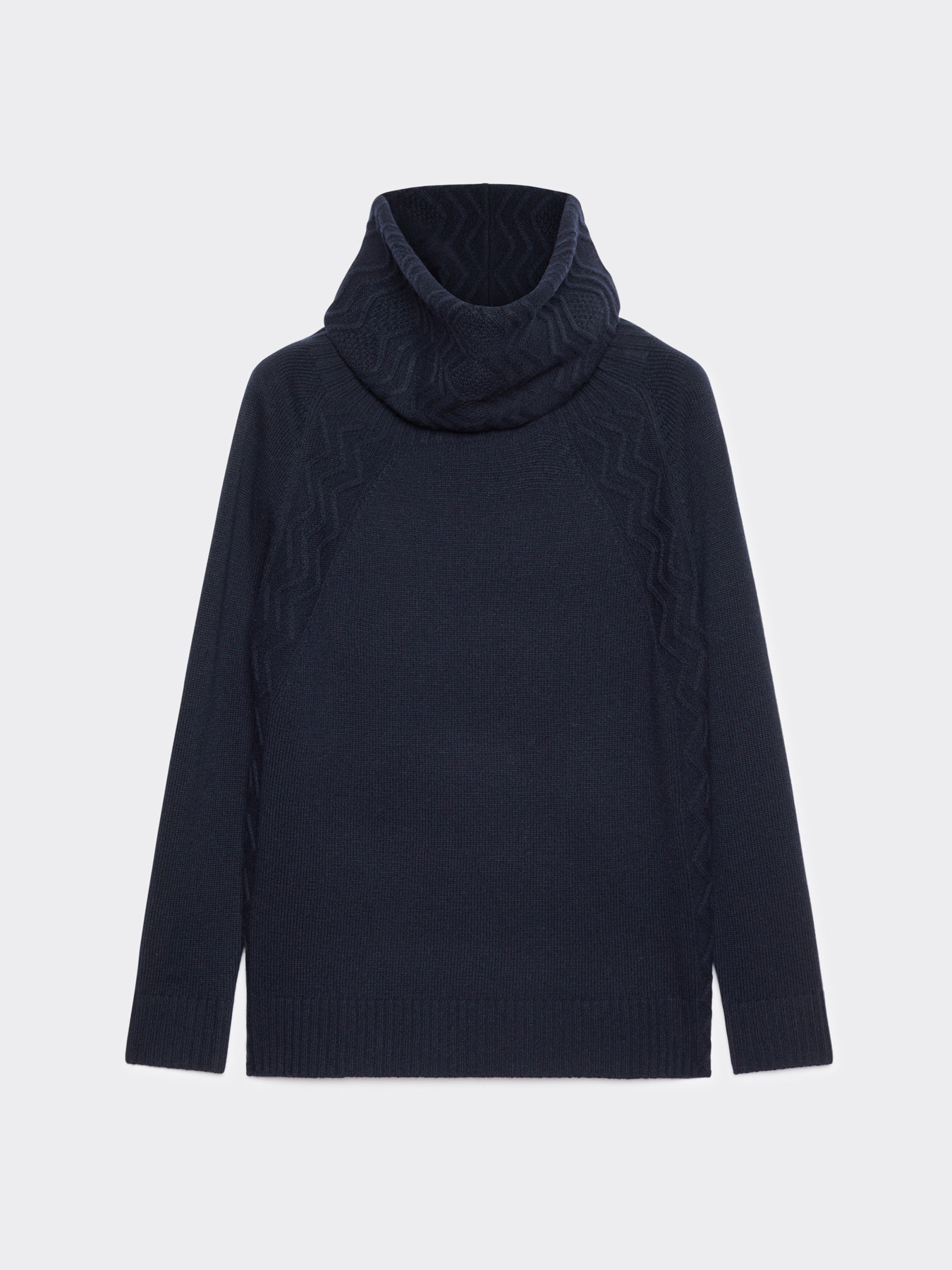 Wool sweater with detachable collar image number 4