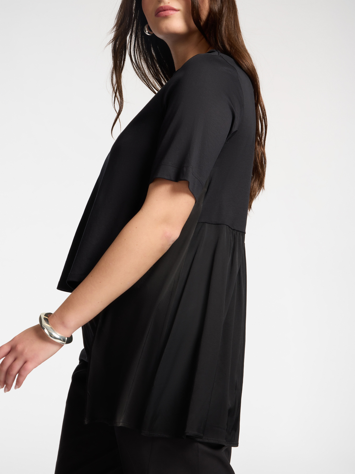 T-Shirt aus Baumwolle mit R&uuml;schen hinten image number 3