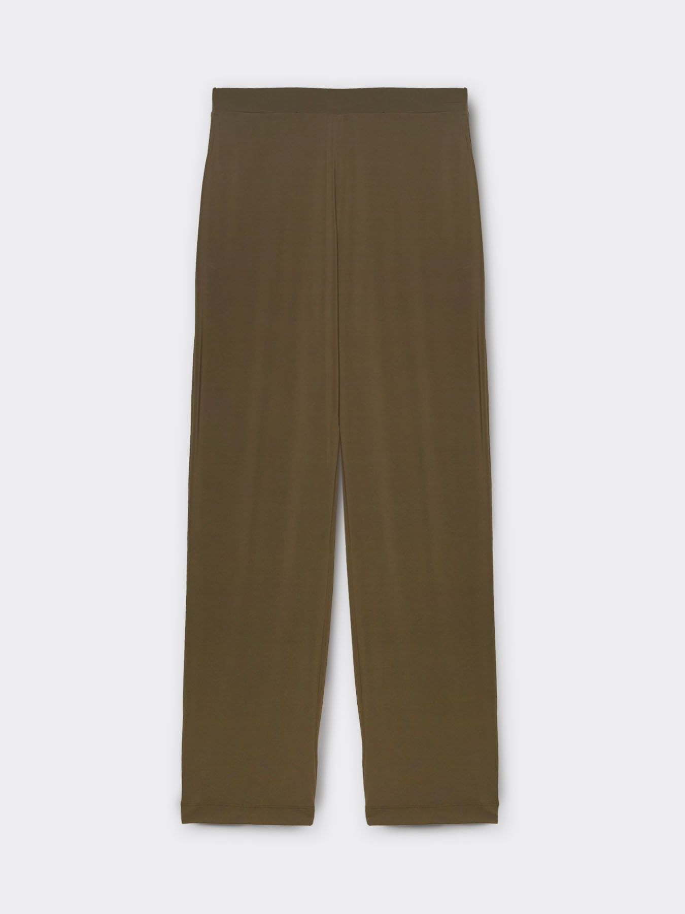Straight-leg jersey trousers image number 4