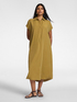 Long dress in lyocell and linen image number 2
