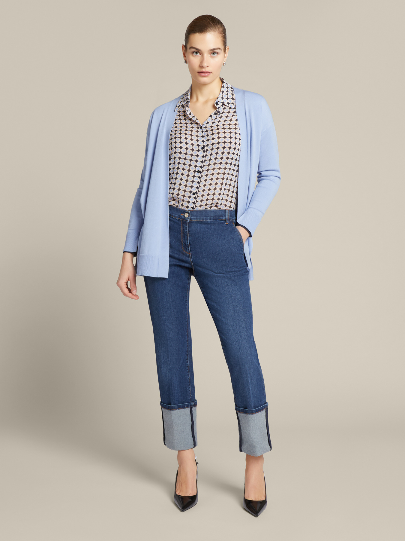 Open-front cardigan image number 2