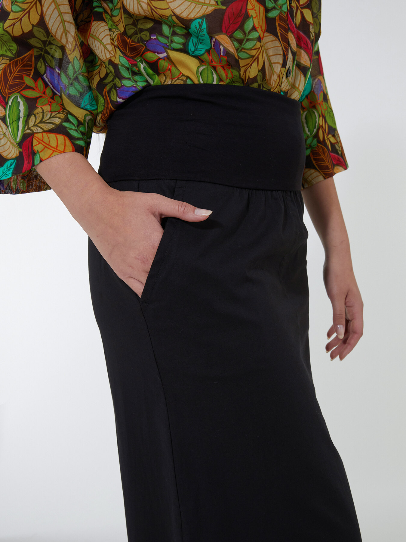 Rock mit Bord&uuml;re aus Jersey image number 5