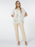 Blusa de viscosa con estampado posicional image number 0