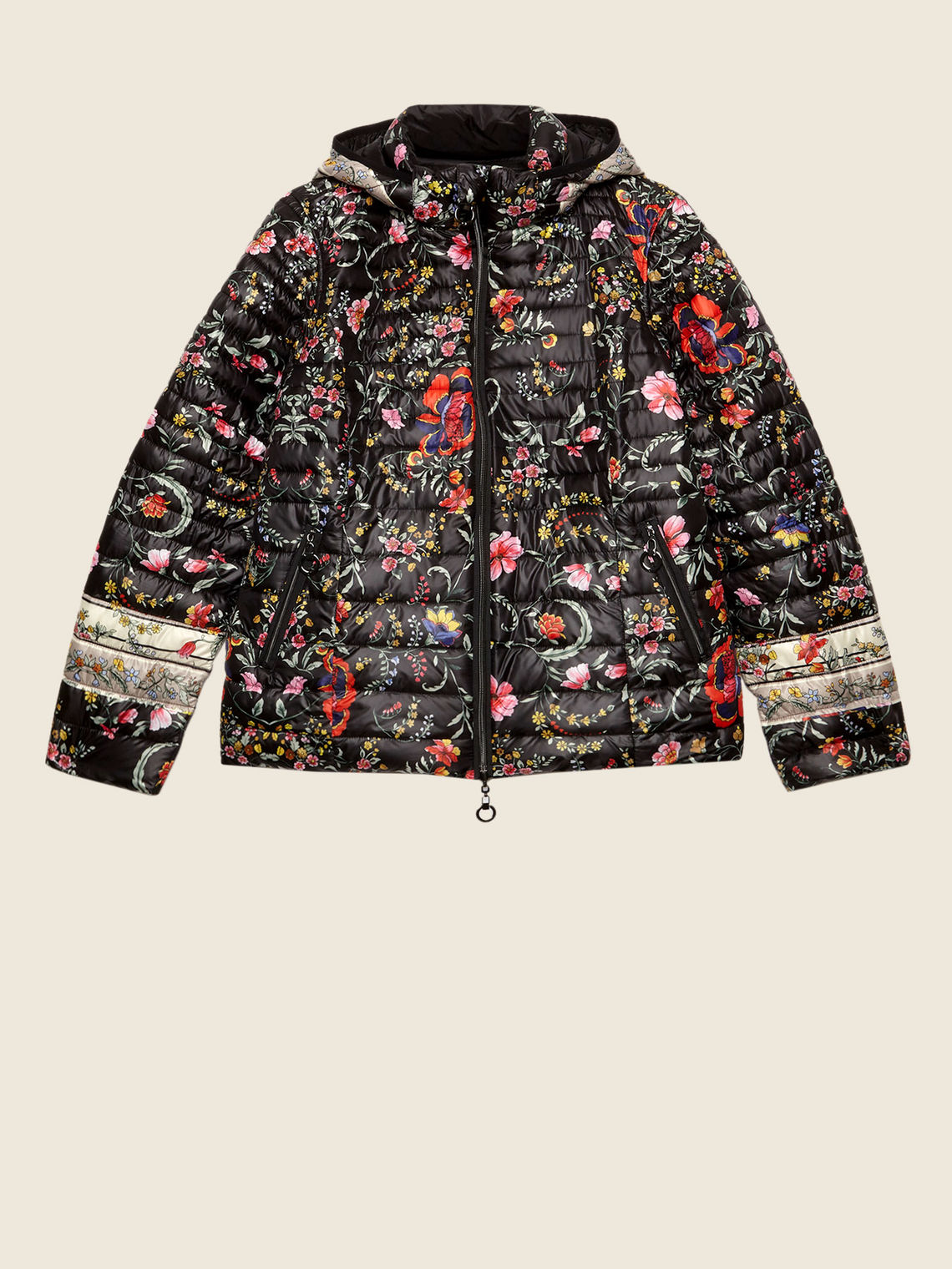 Elenamiro: Casaco acolchoado revers&iacute;vel estampado_9