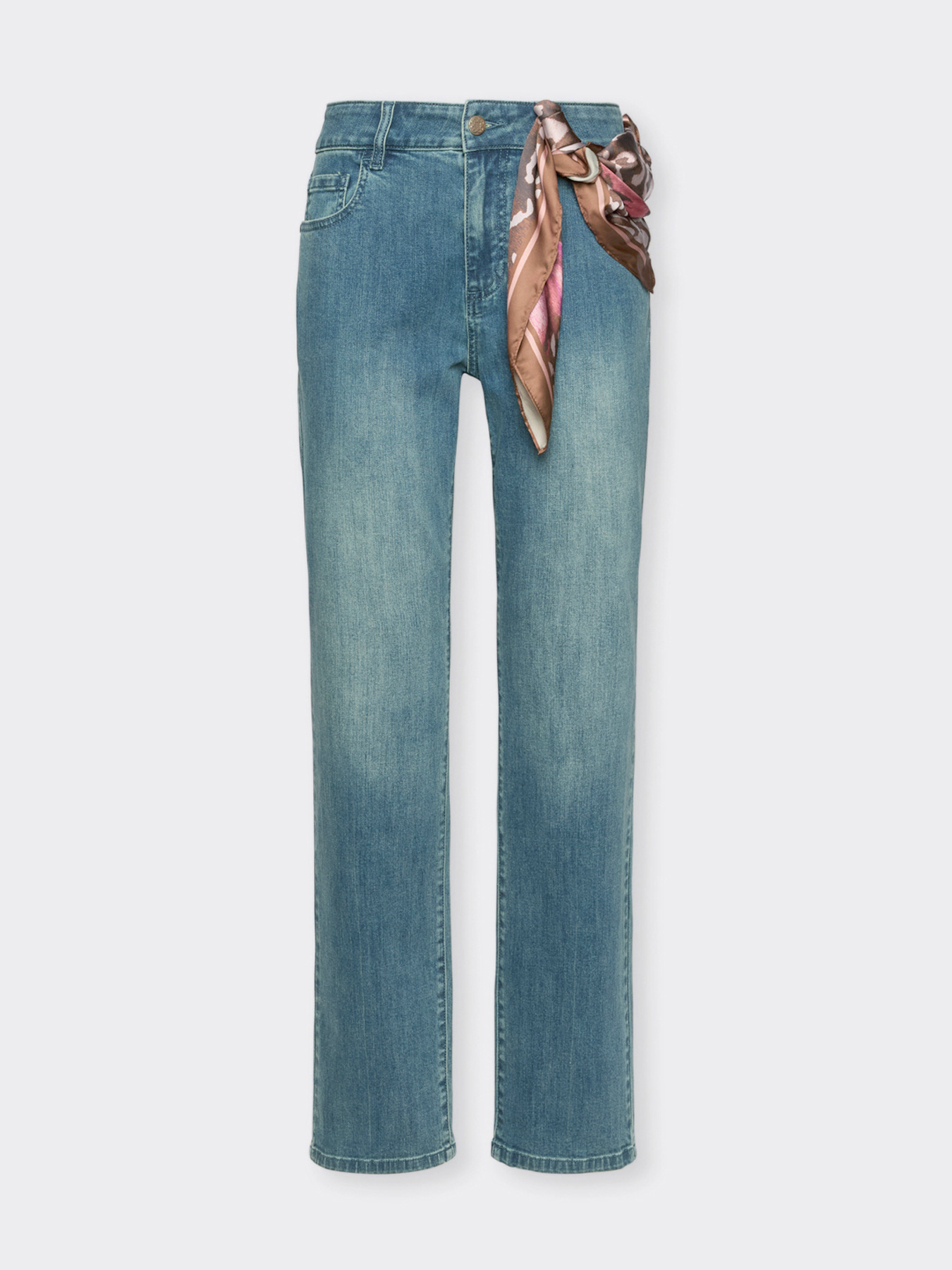 Cal&ccedil;a jeans regular de 5 bolsos, "Rose"