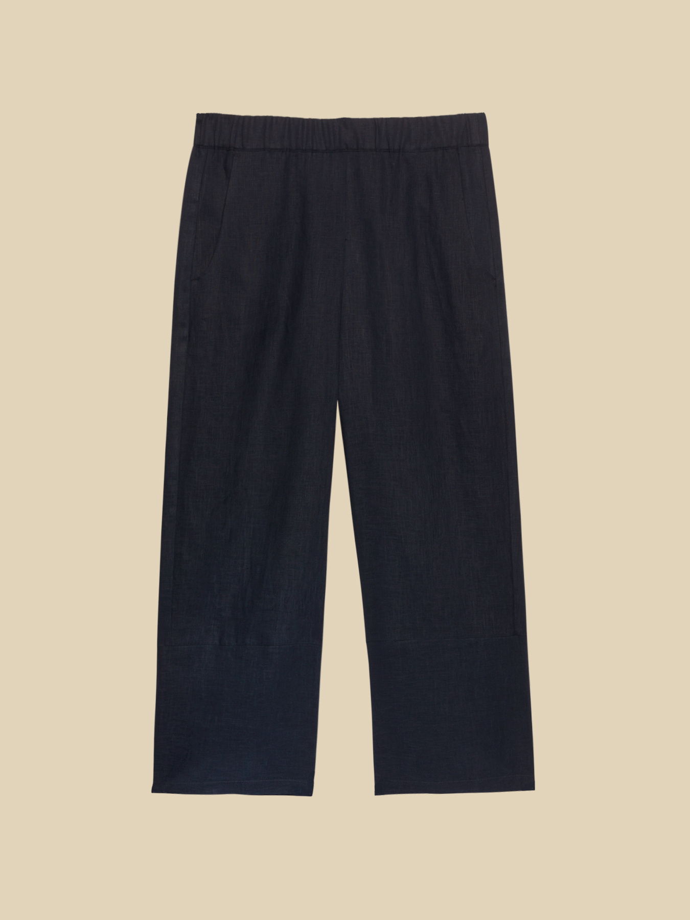 PANTALON SLOUCHY EN PUR LIN image number 4