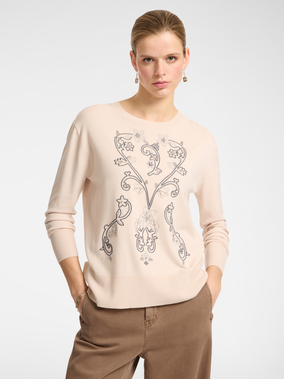 Maglia ricamata