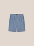 Short chambray trousers image number 4