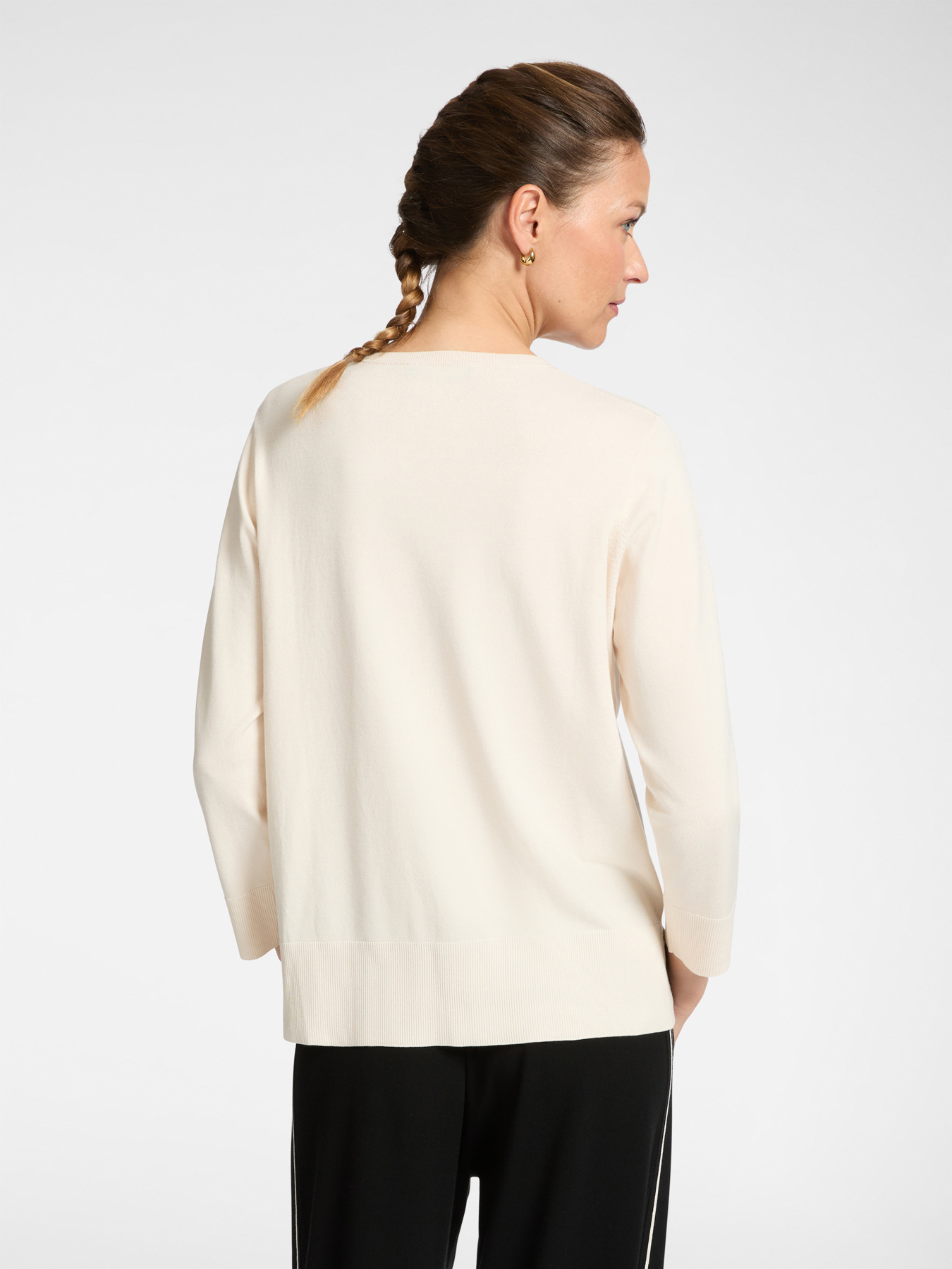 Sporty crew neck sweater image number 1