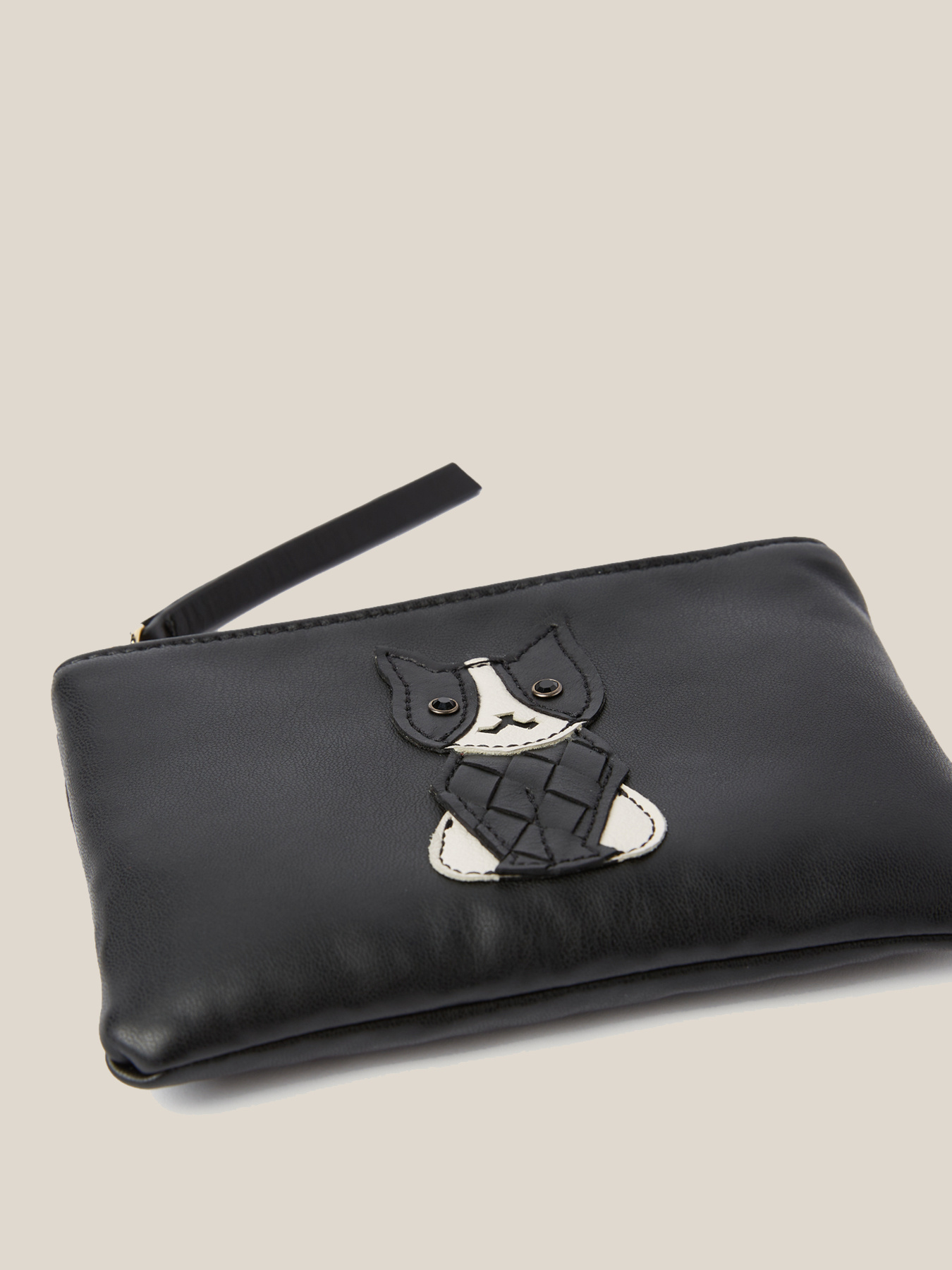 "Elena Mir&ograve; & Pangea" leather clutch bag image number 2