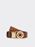 Reversible Monogram leather belt image number 1