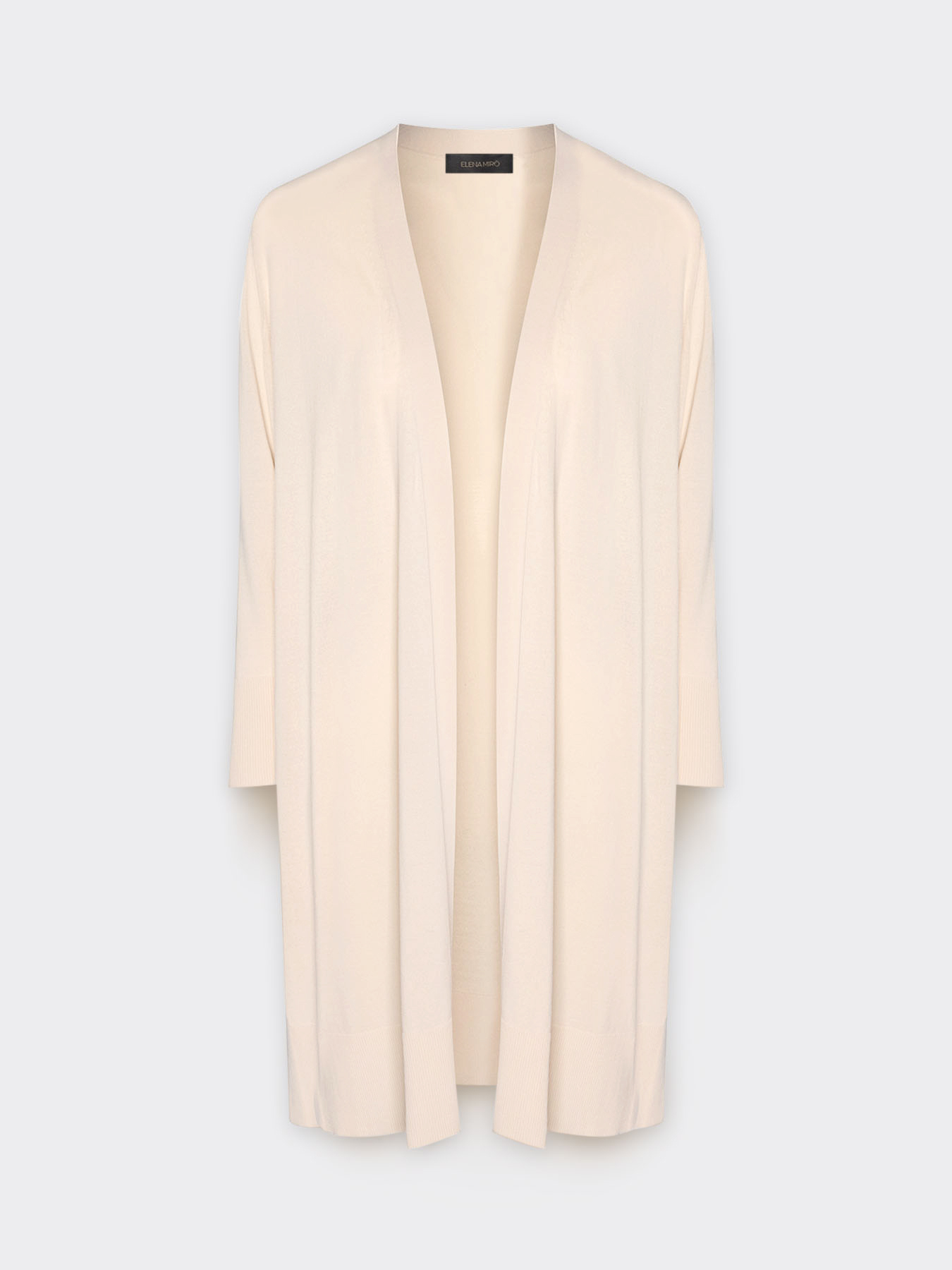 Long cardigan open at the front image number 4