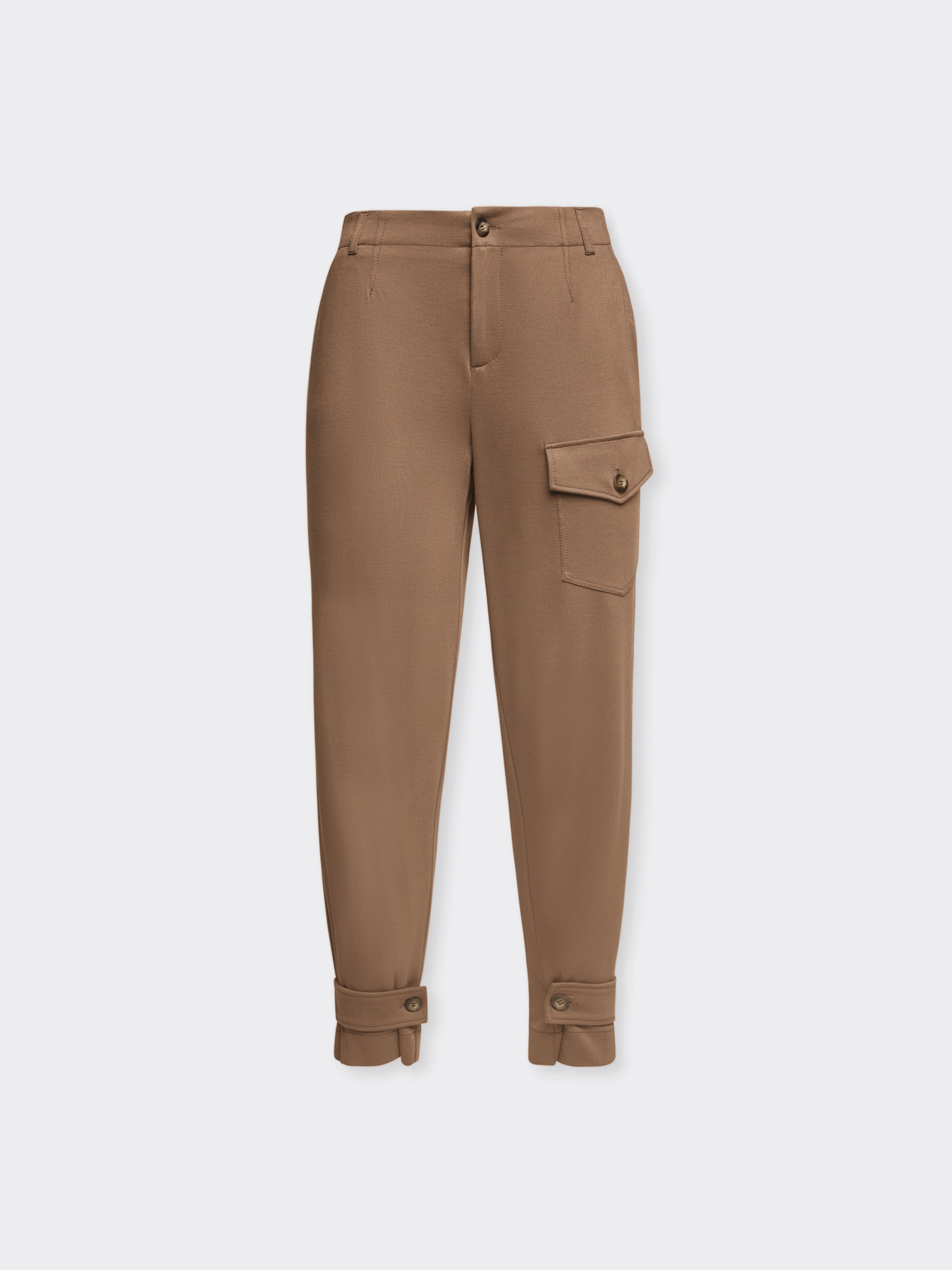 Trousers with pocket and straps at the bottom image number 4