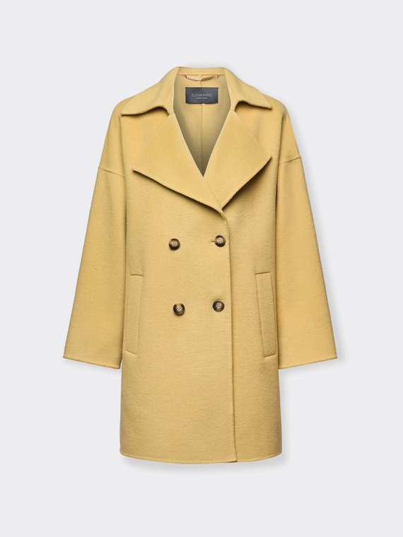 Caban sartoriale con ampio collo