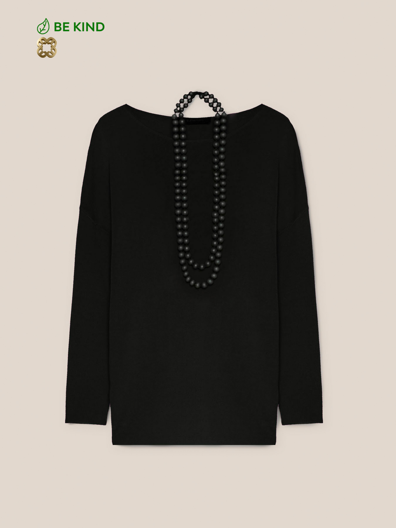 Pullover aus ECOVERO&trade; Viskose mit Kette image number 4