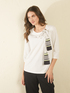 T-shirt with scarf image number 0