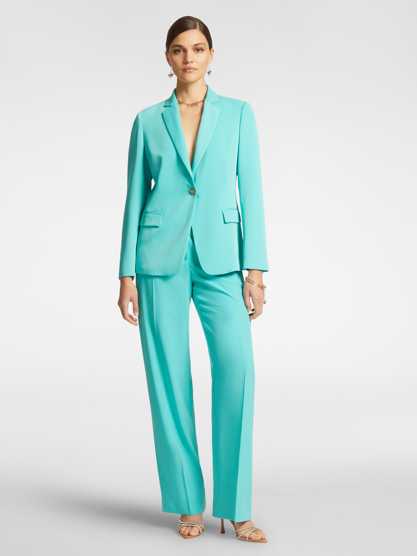 Stretch Cady trousers image number 0