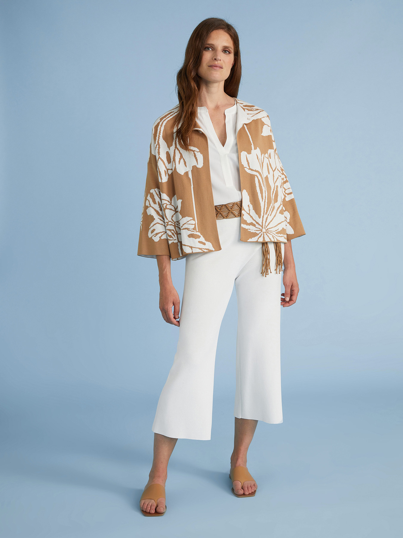 Chaquet&oacute;n en tricot jacquard image number 3