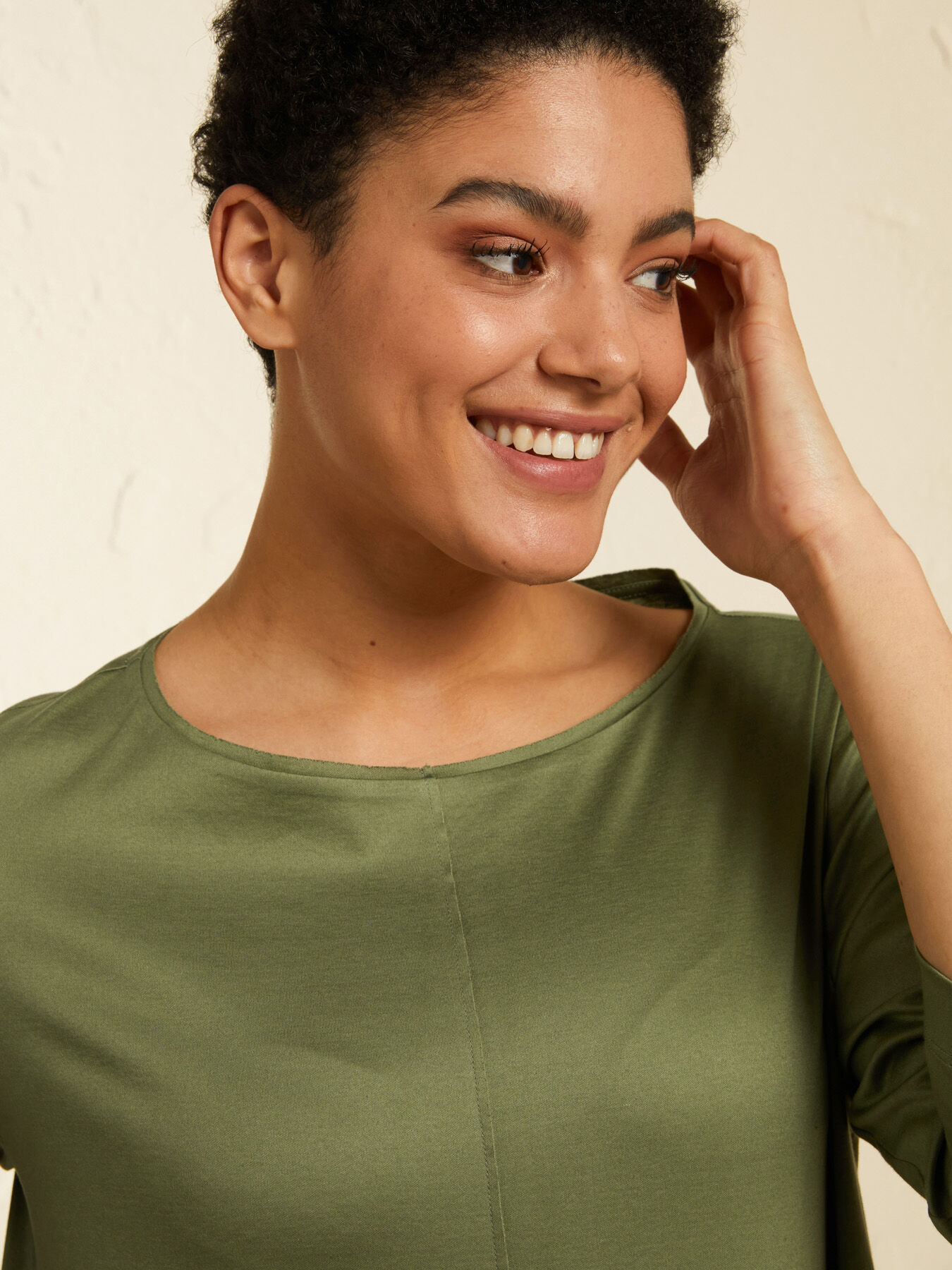 T-shirt svasata in jersey image number 2