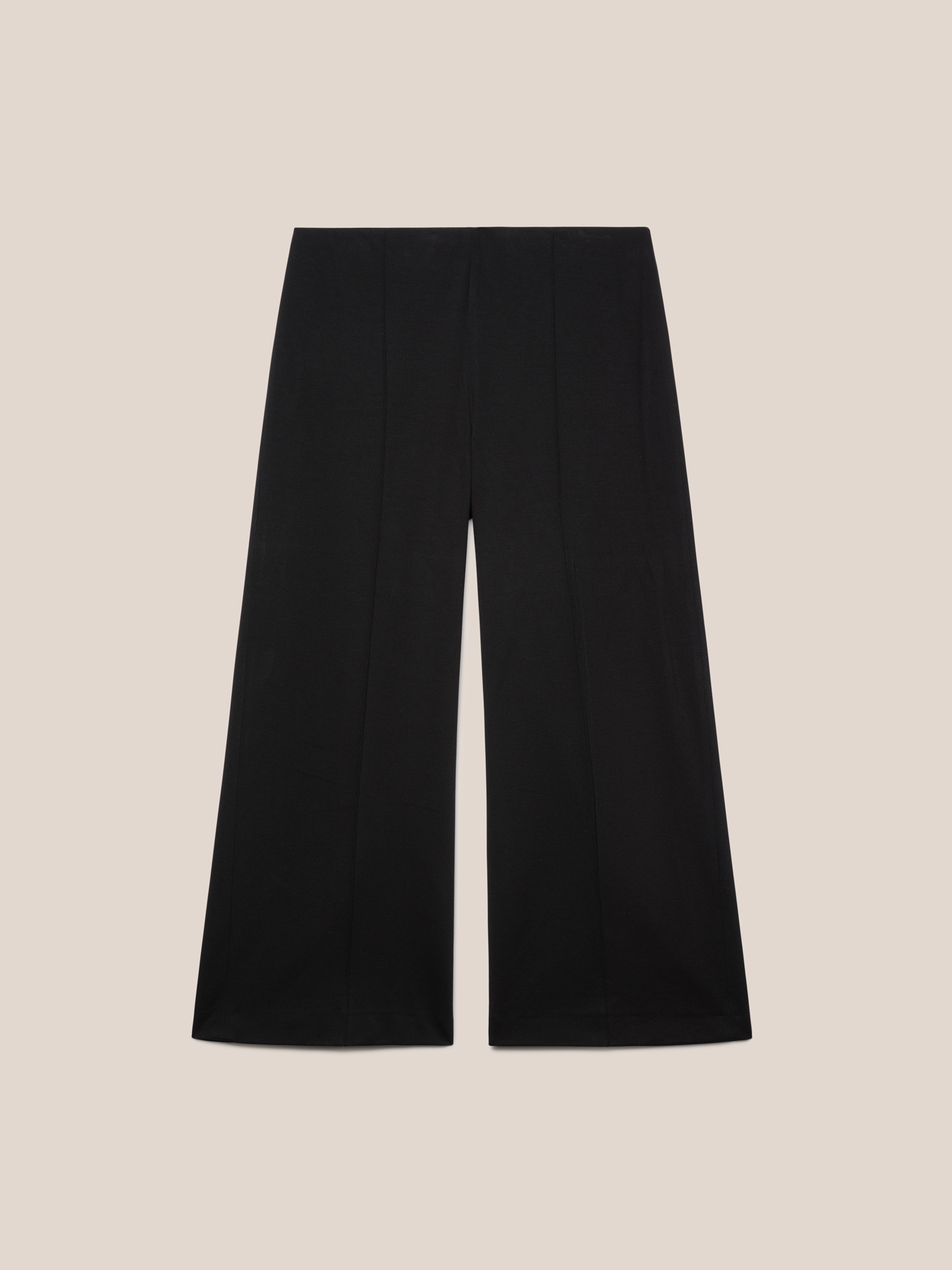 Cropped-Hose aus weich fallendem Trikot-Jersey image number 4