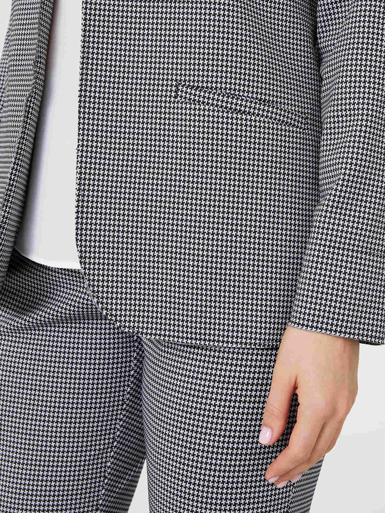Jacquard blazer jacket image number 4