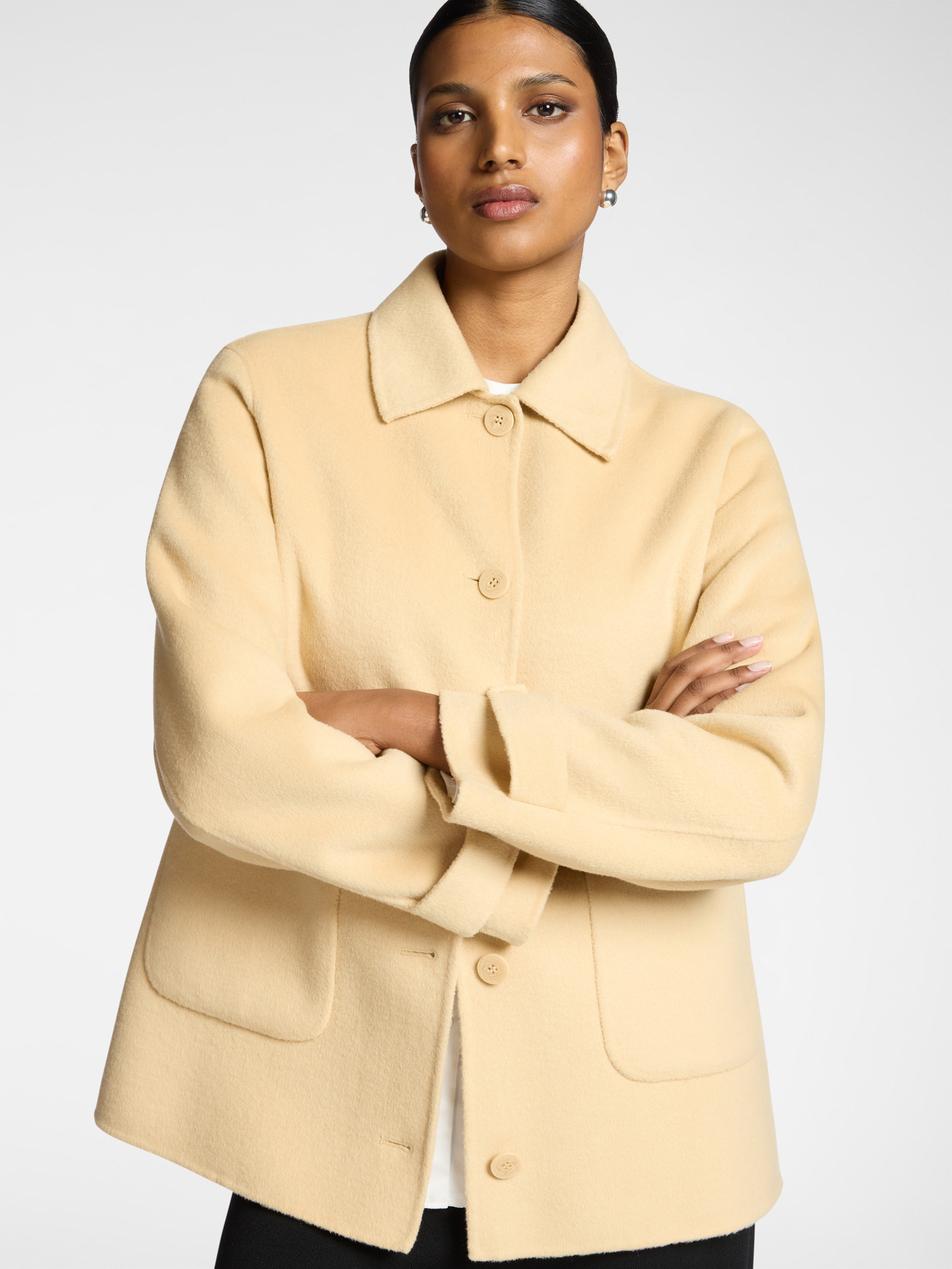 Short double coat image number 0