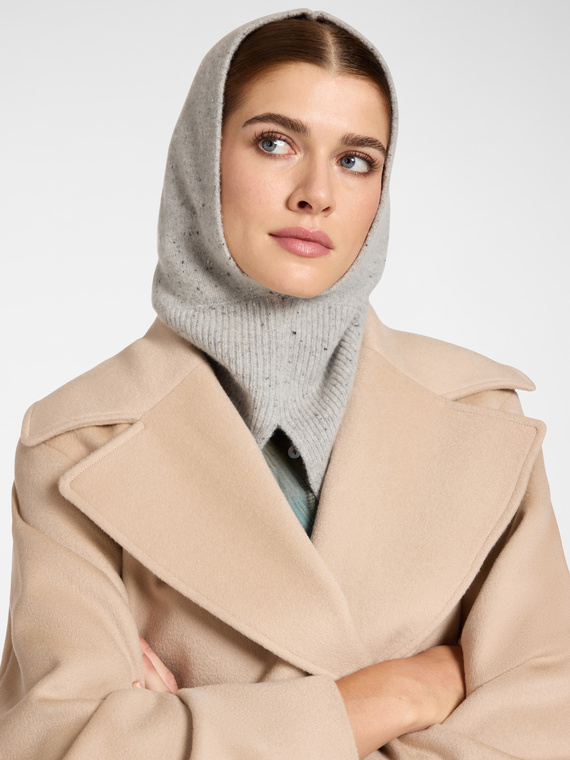 Wool and silk blend balaclava