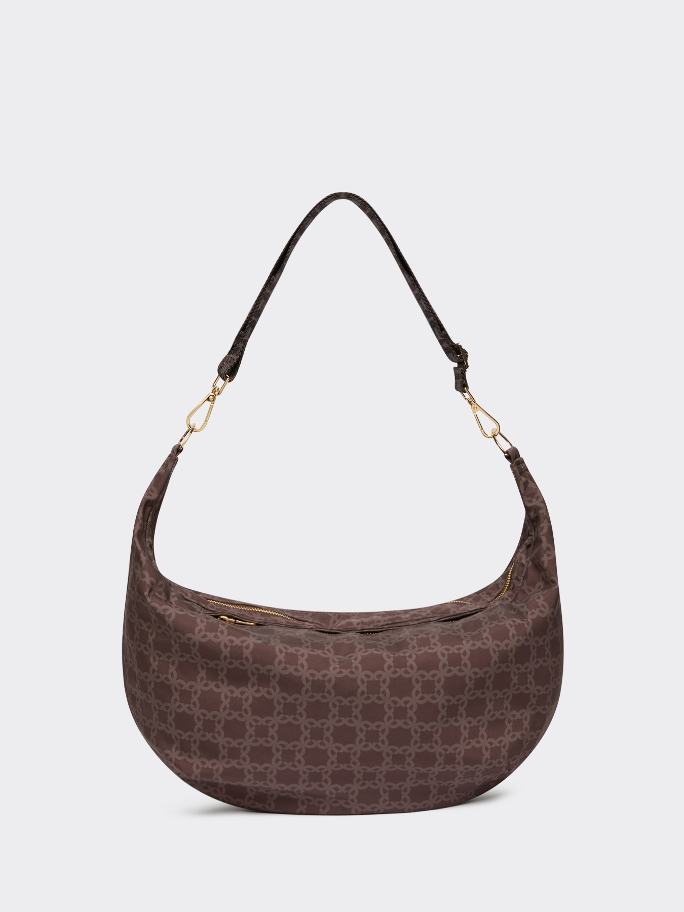 Printed Monogram half-moon shoulder bag image number 3