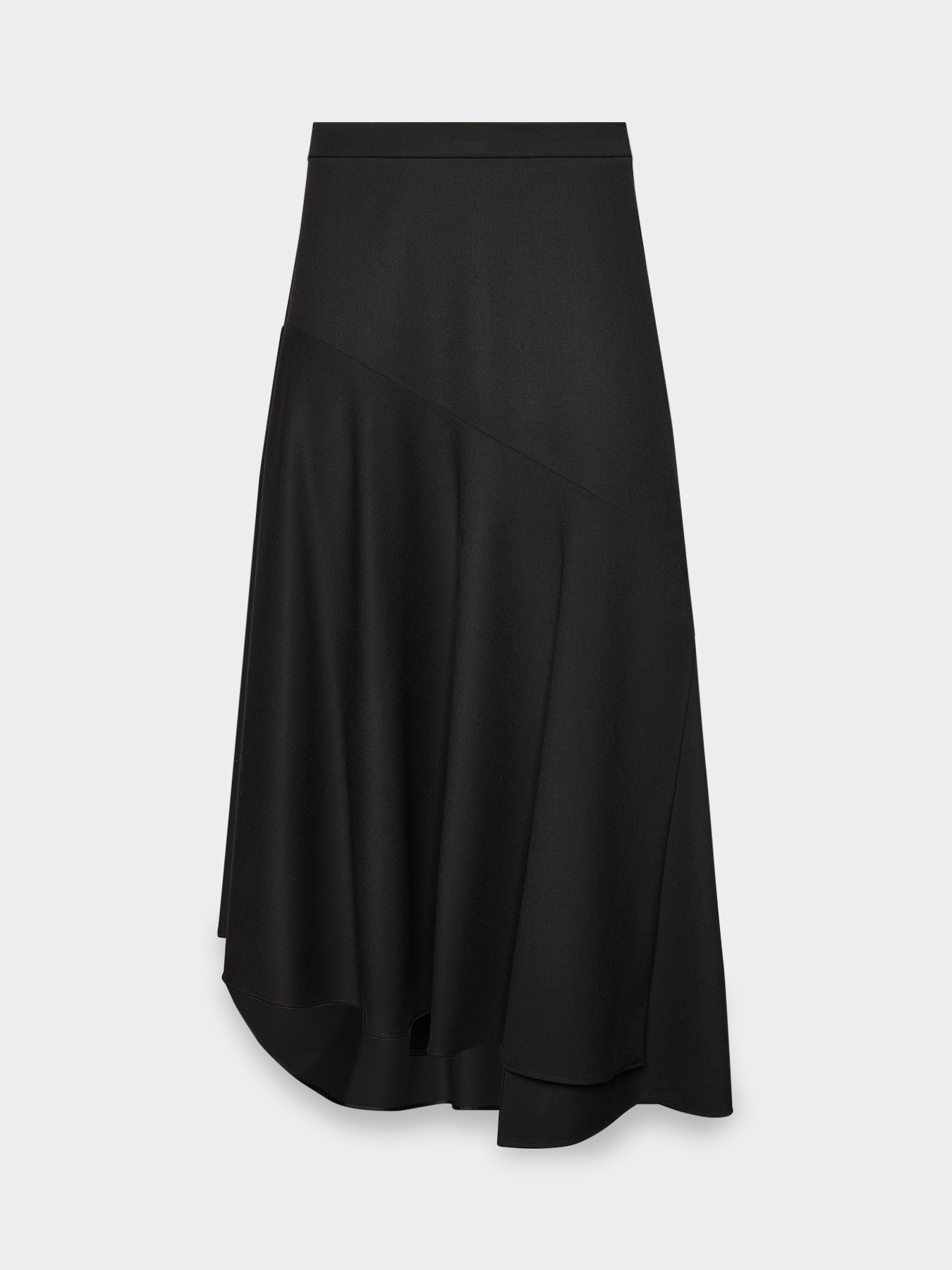 Flannel skirt with draping image number 4