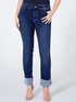 Jeans skinny com vira image number 2