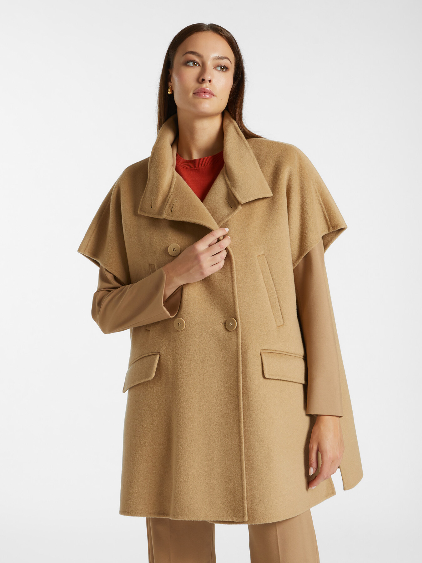 Cape in double fabric image number 0