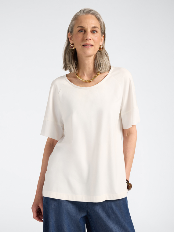 T-shirt con bottoni sul retro - G047Z000731N011