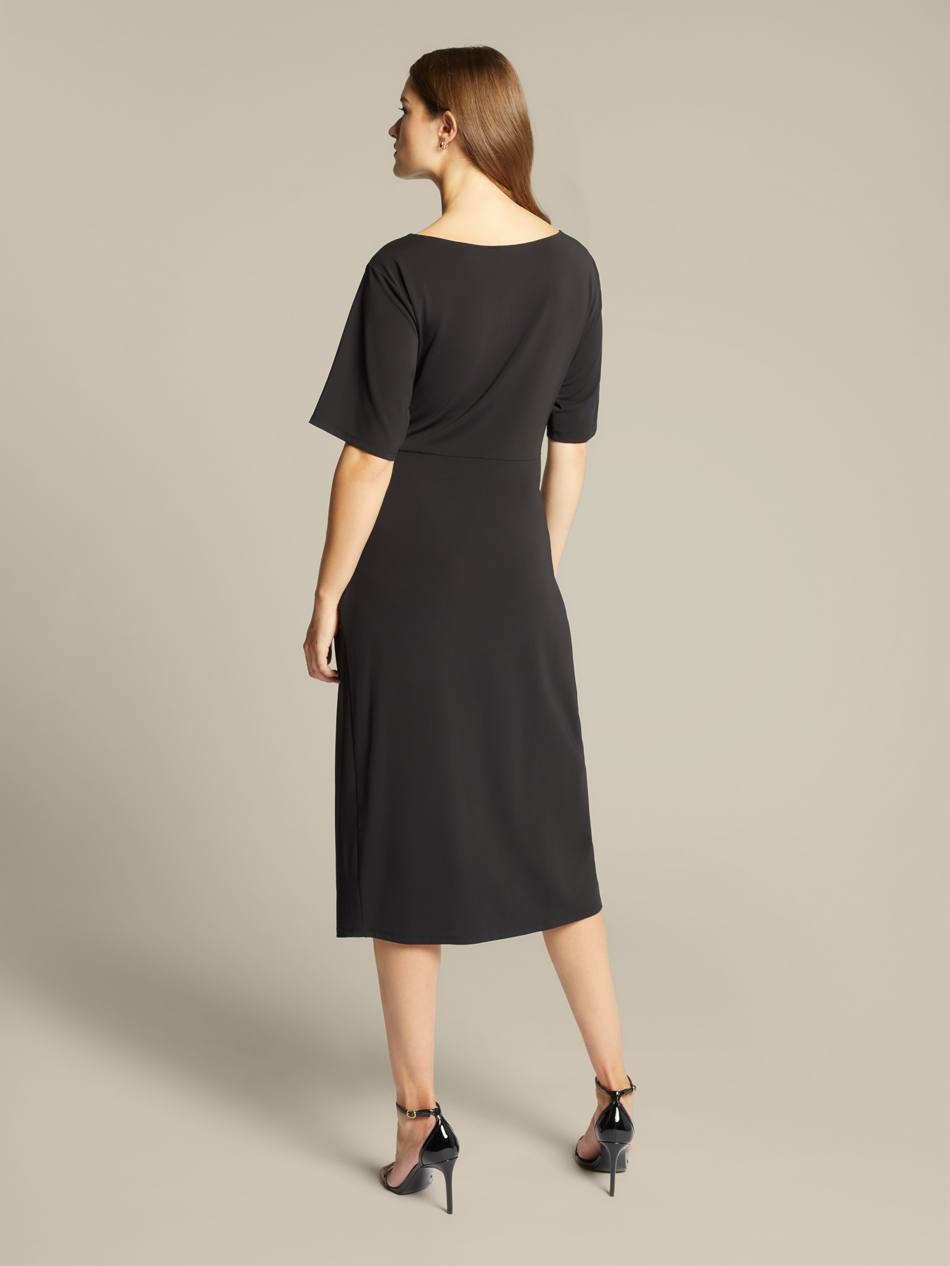 Abito in jersey con nodo laterale image number 1