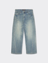 Wide-leg jeans with belt image number 5