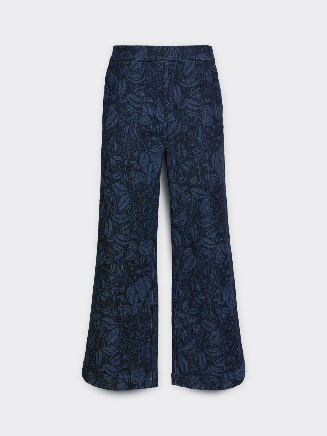 Jean "cropped" imprim&eacute; image number 4