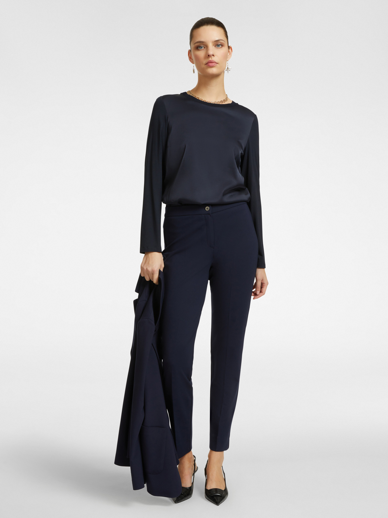 T-shirt in due tessuti image number 2