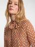 Blusa stampata con fusciacca image number 3
