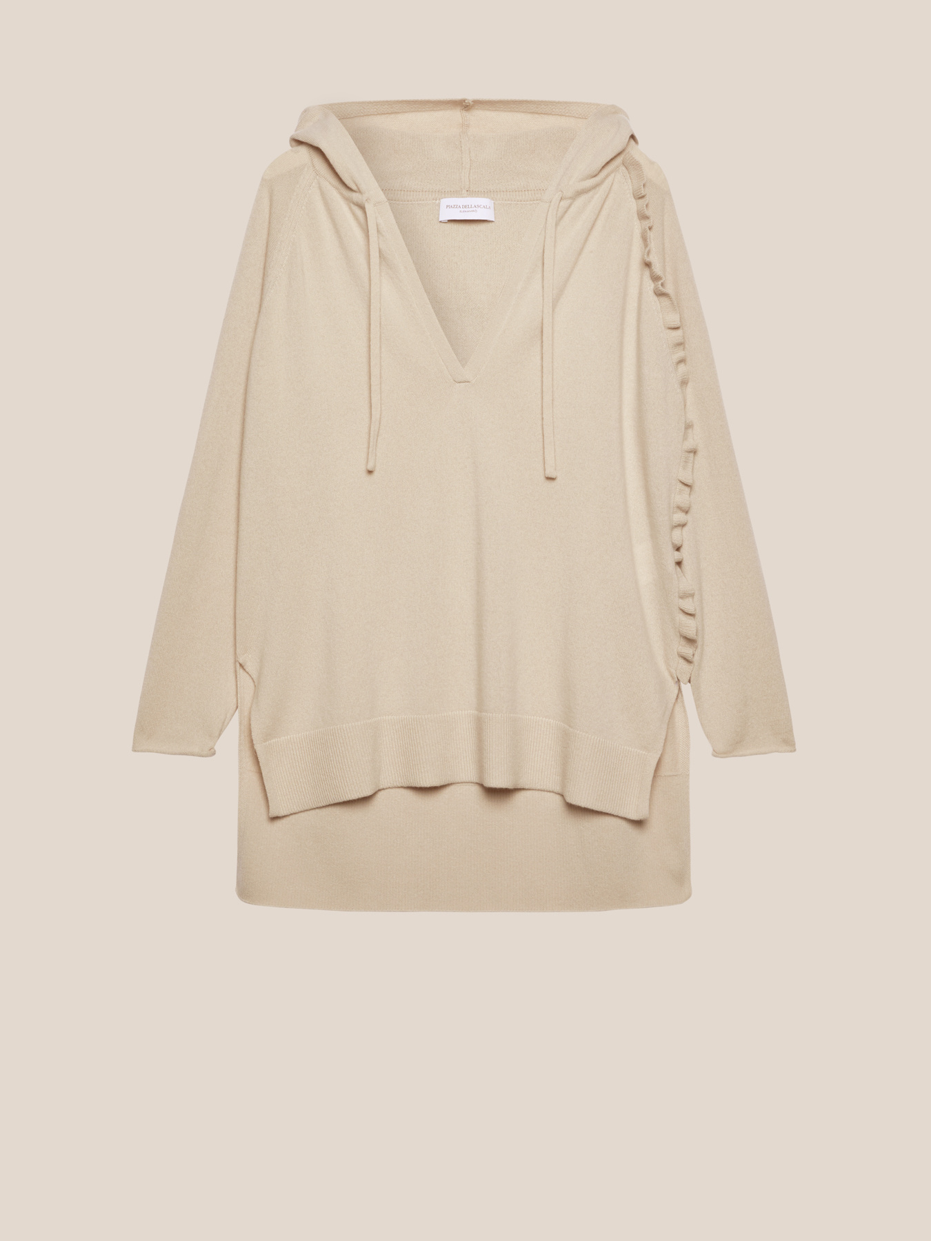 Pullover mit Kapuze und Volants image number 4