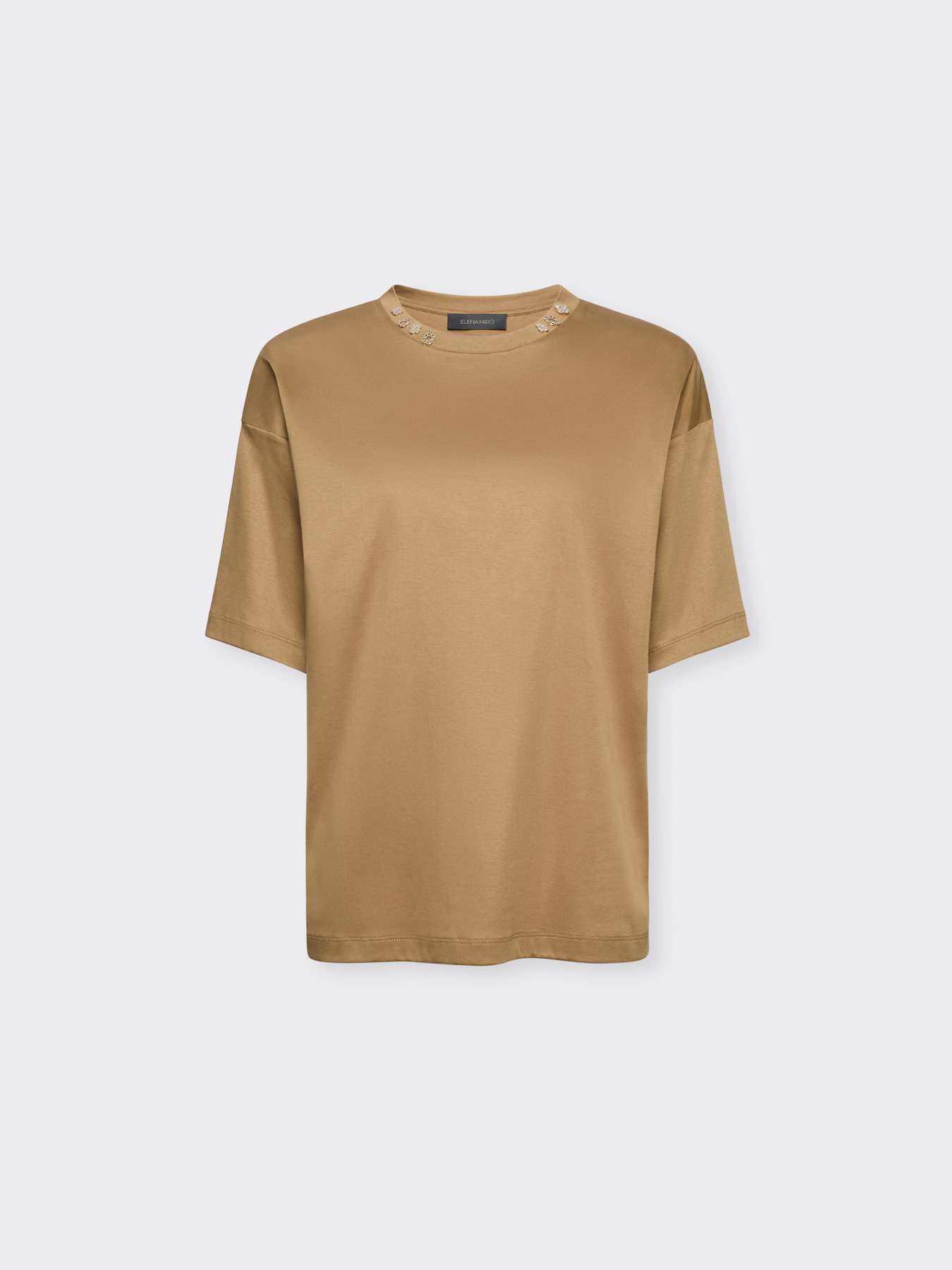 T-shirt with Monogram appliqu&eacute;s image number 4