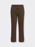Pantaloni slim con cinturini al fondo image number 4